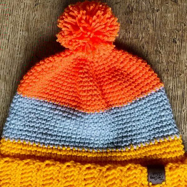Age 8-10 Colour Block Hat