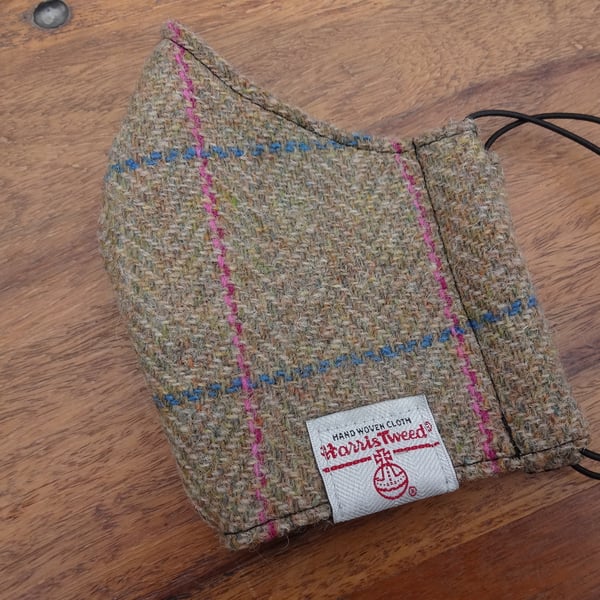 Harris Tweed Face Mask size MEDIUM