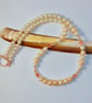Pearl & Crystal Necklace, June Birthday, 30th Anniversary, Bridal Jewellery - Image 4
