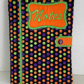 DOTTY A5 Reusable Cotton Book Cover & Notebook