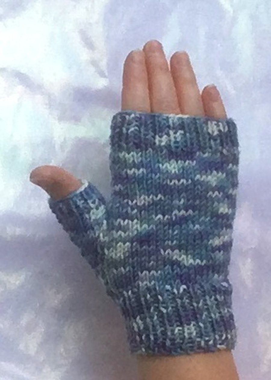 Fingerless Gloves: Iris