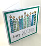 Colourful candles birthday card - Image 6