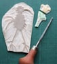 Handprinted Flower Stork Card - Image 4