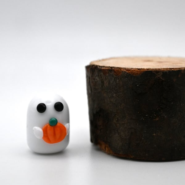small glass ghost figure