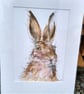  Mounted A4  or A3 signed Art Print, Hare - Image 8