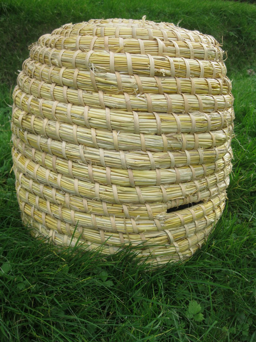Straw Bee Skep (Traditional Bee Hive)