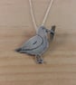 Sterling Silver and Brass Seagull Necklace (SKU201025)