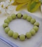 Green Jade & copper bracelet - Image 2