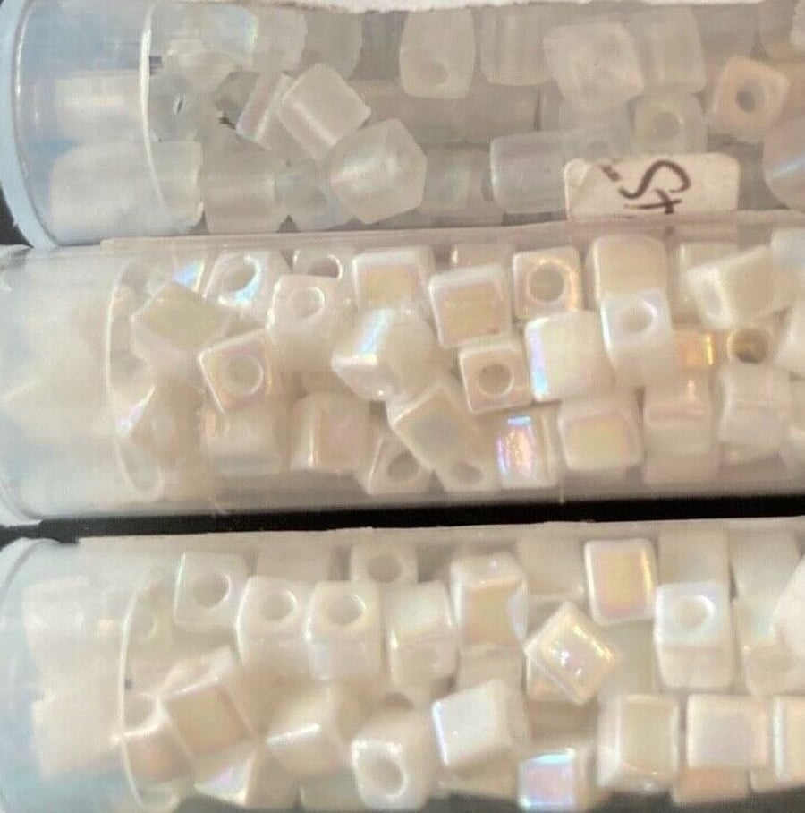 3 Tubes of Glass Beads (Bag E4)