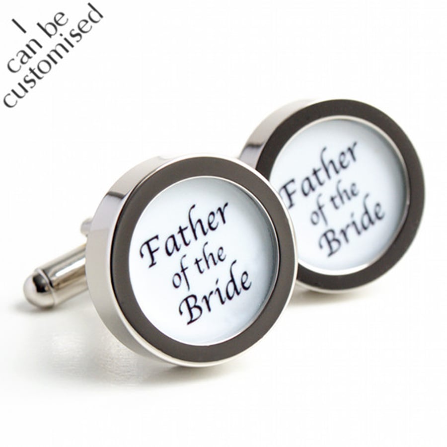Wedding Cufflinks for the Father of the Bride