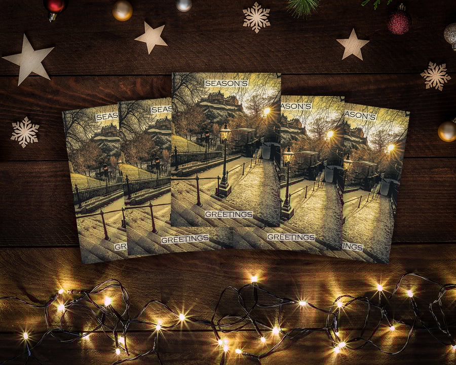 Edinburgh Castle - Christmas Card Pack