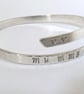 Mummy and Heart Bangle, recycled sterling silver - Image 6