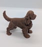 Cocker spaniel standing miniature, 3D printed