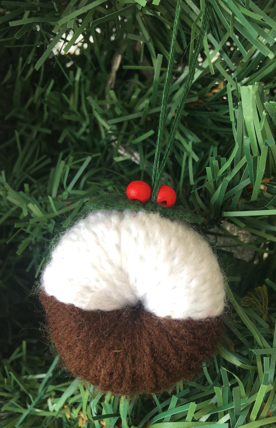 Tiny Christmas Pudding Hanging Christmas Tree Decorations 