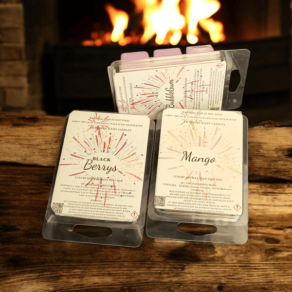 Handmade wax melts in clamshells highly scented 