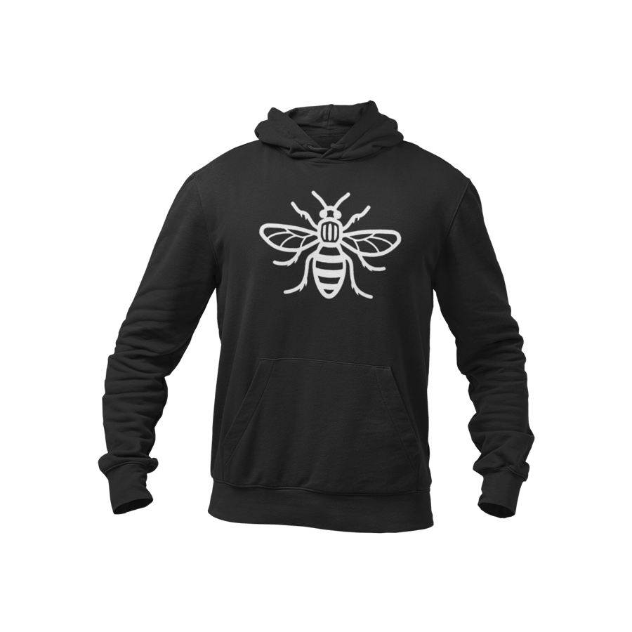 Manchester Bee  Hoodie -( plain Bee)  