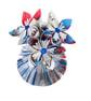 Cat in the Hat vase and Origami Flowers - Image 2