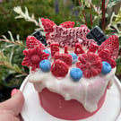 Candle, birthday cake 
