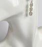Sweet Pea Sterling Silver Chainmaille Earrings - Image 4