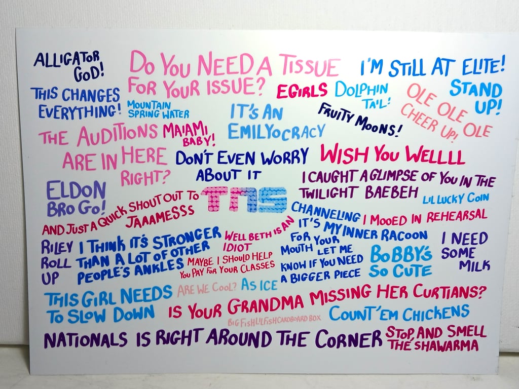 The Next Step Quotes sticker sheet