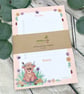 Notepad - A5 Recycled Paper To Do List Notepad - Baby Highland Cow - Image 1