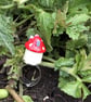 Toadstool Mushroom Fairy House Ring - Image 2