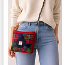 Harris Tweed Patchwork Crossbody Bag