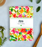 Flora Watercolour tea towel  - Image 2