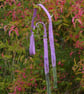 Handmade Felted Wool Decorative Scarf Tie – Lavender Design - Image 7