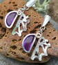 Sterling silver and amethyst earings - Image 3