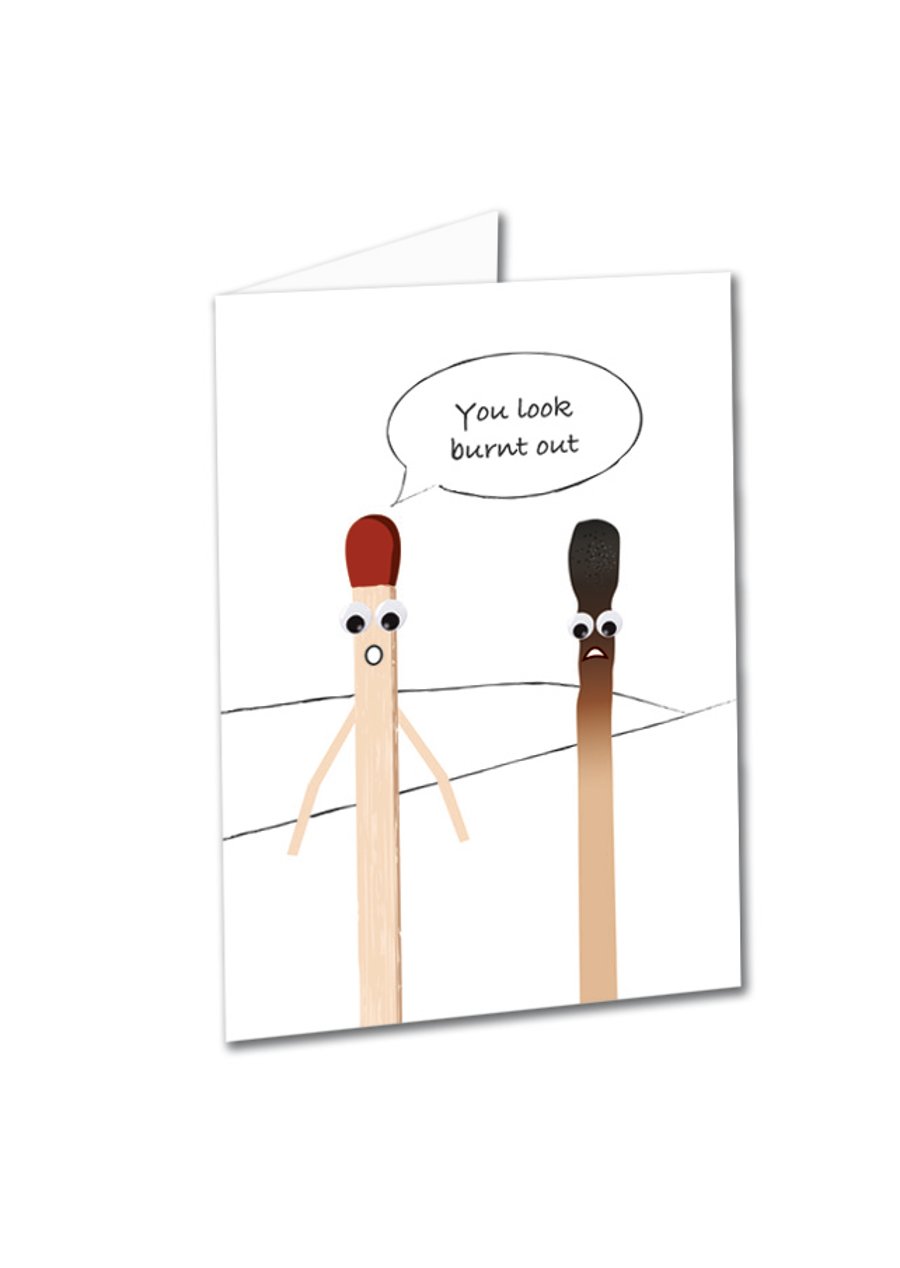 Matchstick Men - Safety Match - Burnt Out