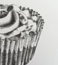 Cupcake original black ink drawing  - Image 6