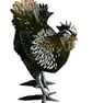 Hen 2-colour linocut print - Image 1