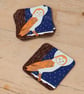 Coasters, Bird Coasters, Owl Coasters 