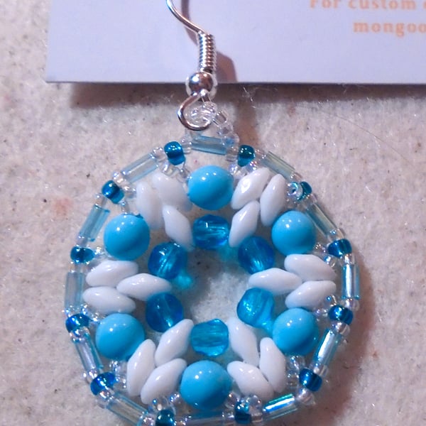1920s-style bead earrings (customisable)