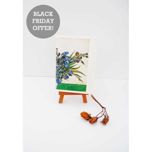 Black Friday - Free Postage - Miniature Vincent Van Gogh Painting Notebook 