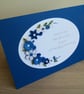 Handmade quilled 65th wedding anniversary congratulations card - Image 2