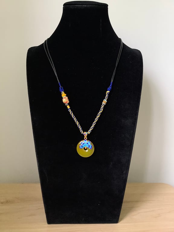 Handmade Woven Oriental style necklace