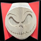 Jack Skellington head - book fold
