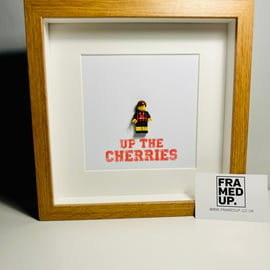 AFC BOURNEMOUTH - Framed custom Lego minifigure