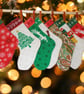 Handmade Reusable Advent Stockings Set - Deer - Image 6