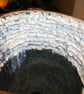 CUSTOMER ORDER DO NOT BUY Wide mouthed textured green & white ceramic pot - Image 2