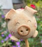 Flying pig cane topper - Image 1