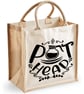 Pot Head -  Midi Jute Bag  - Image 1