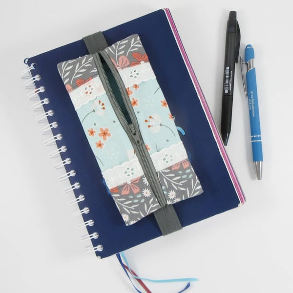 Floral Journal Pen Pouch