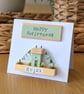 Happy Retirement Card With Removable Wooden Cottage Gift - Image 3