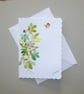 Hand painted original art blank greetings card ( ref FA 453 A3 ) - Image 1