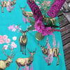 Deer Tea Towel - Cotton Scottish Animal Tea Towel 