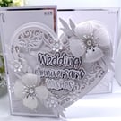 Personalised - Luxury Wedding anniversary card boxed
