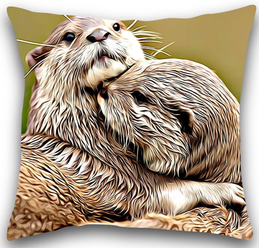 otter Cushion otter cushion cover